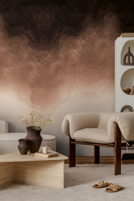 79239-5 Панно AS Creation 159*280, Облачная вуаль шоколад